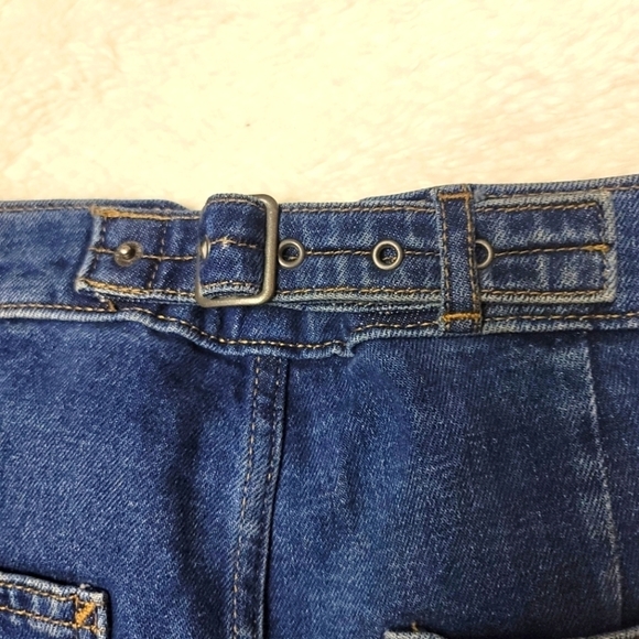 Old Navy Sky -Hi Straight Carpenter's Jeans Size 8 In Blue - Picture 9 of 15